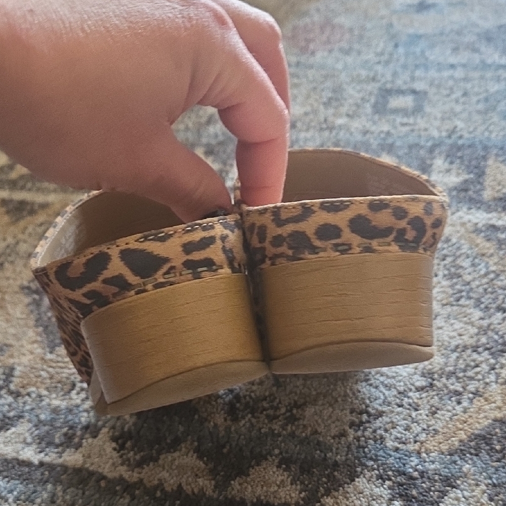 Dansko Leopard Clogs - image 10